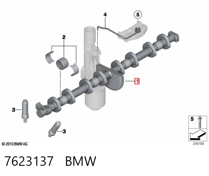 CM052430 Freccia Эксцентриковый вал, вальветроник (valvetronic)