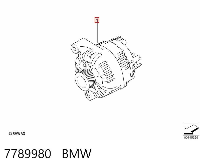 7789980 BMW Генератор автомобильный