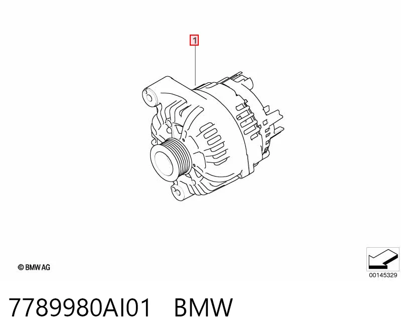 7789980AI01 BMW Генератор автомобильный