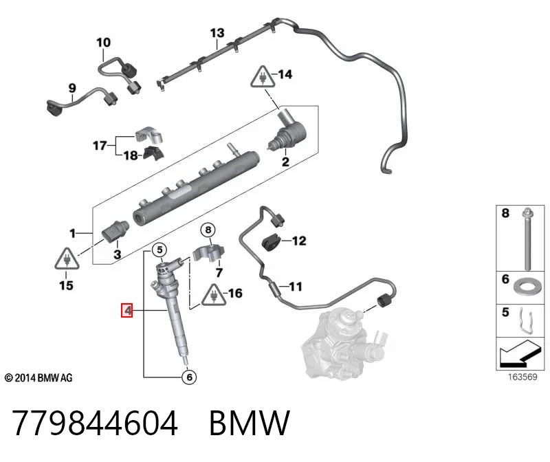 779844604 BMW Топливные форсунки