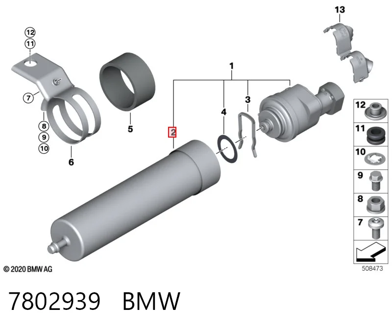  Топливный фильтр BMW 3 