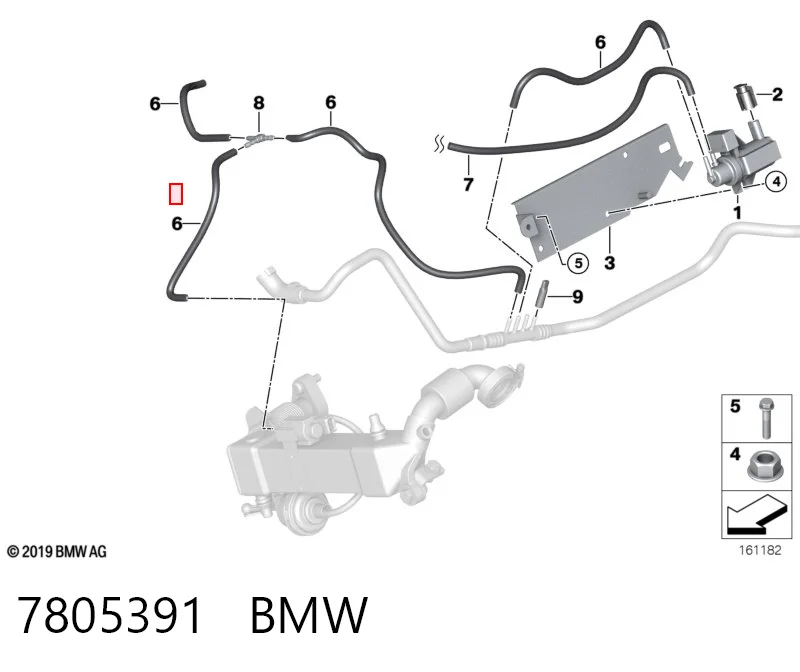 7805391 BMW Соленоид давления наддува