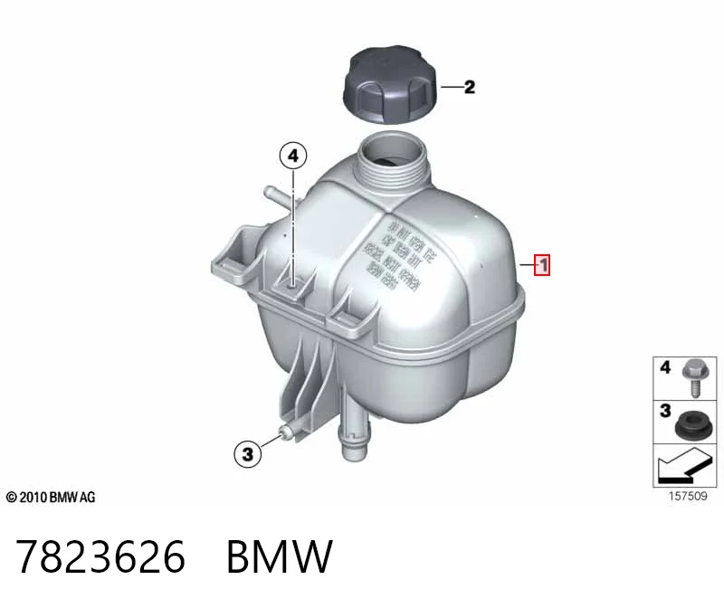 5103ZB1 Polcar Расширительный бачок охлаждения