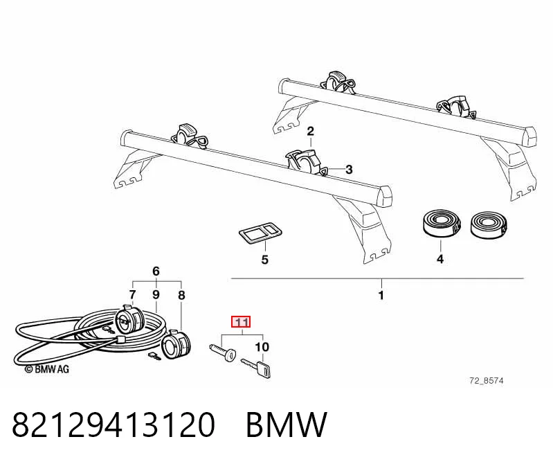Личинка замка зажигания BMW X5 F15, F85
