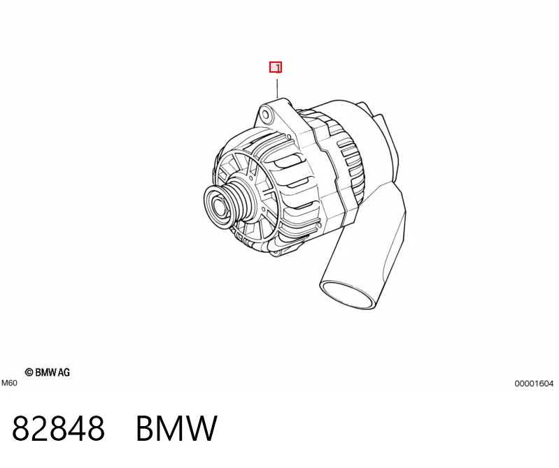 82848 BMW Генератор автомобильный