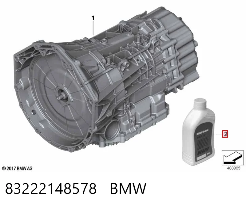 Масло трансмиссии BMW 83222148578