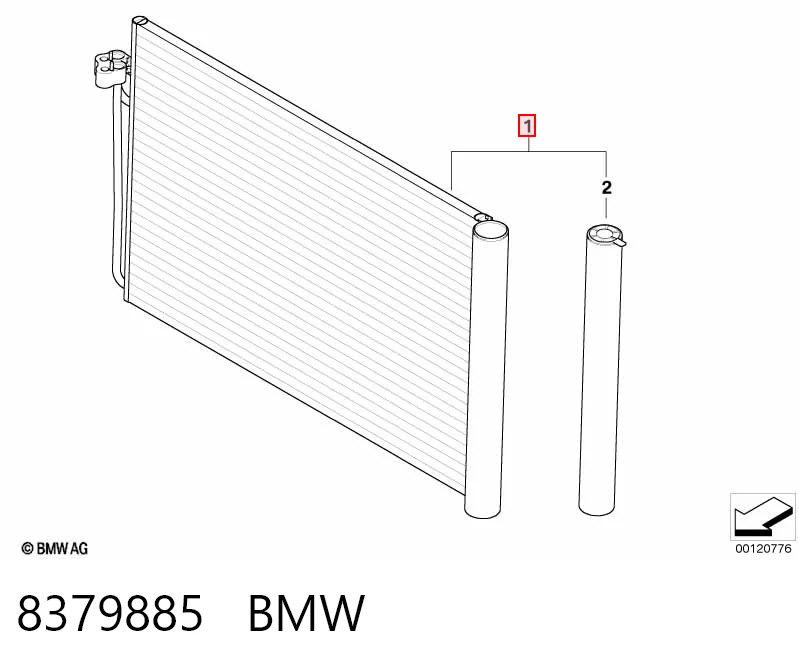 8379885 BMW Конденсатор