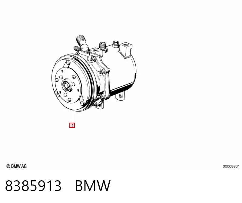 8385913 BMW Компрессор хладагента