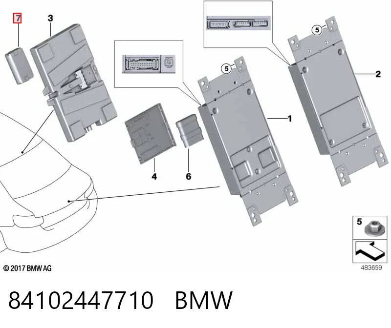 84102447710 BMW Аккумуляторная батарея