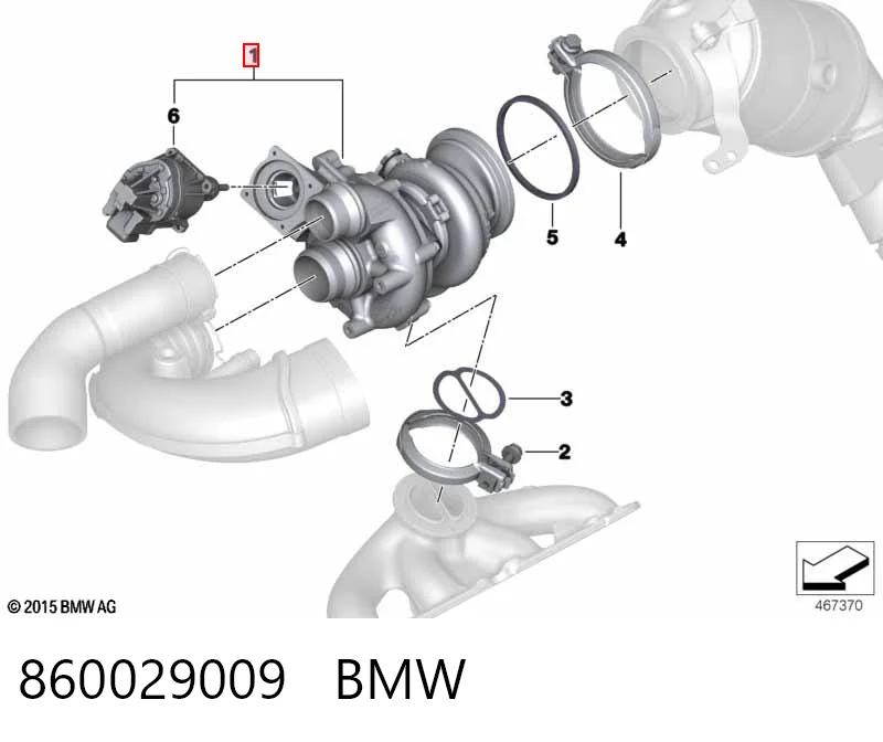 Турбонагнетатель Garrett 8400695015S цена, от 436.13 USD