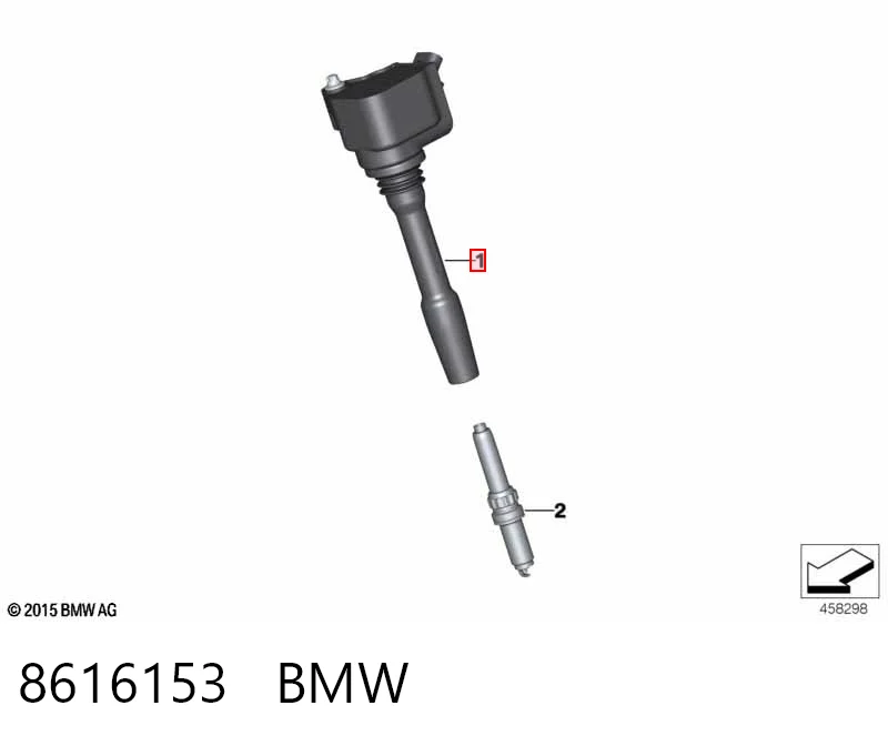 8616153 BMW Катушка зажигания