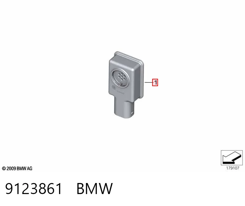 9123861 BMW Датчик загрязнения воздуха
