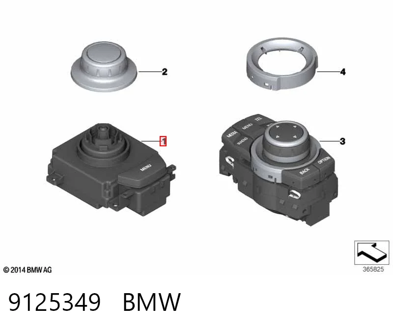 9125349 BMW Коммутатор системы зажигания