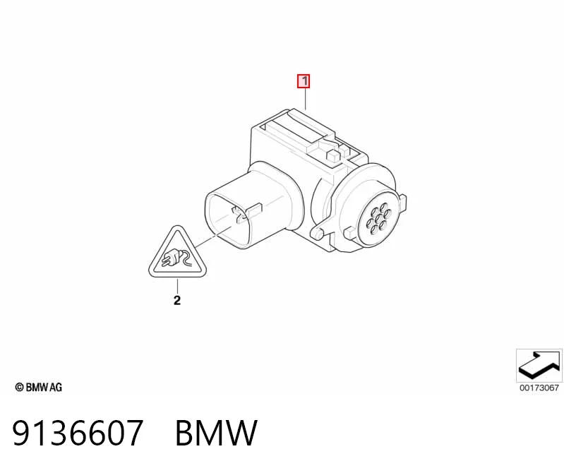 9136607 BMW Датчик загрязнения воздуха