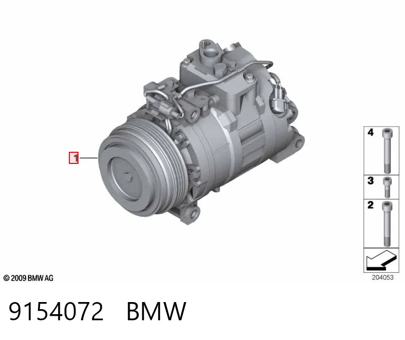 9154072 BMW Компрессор хладагента
