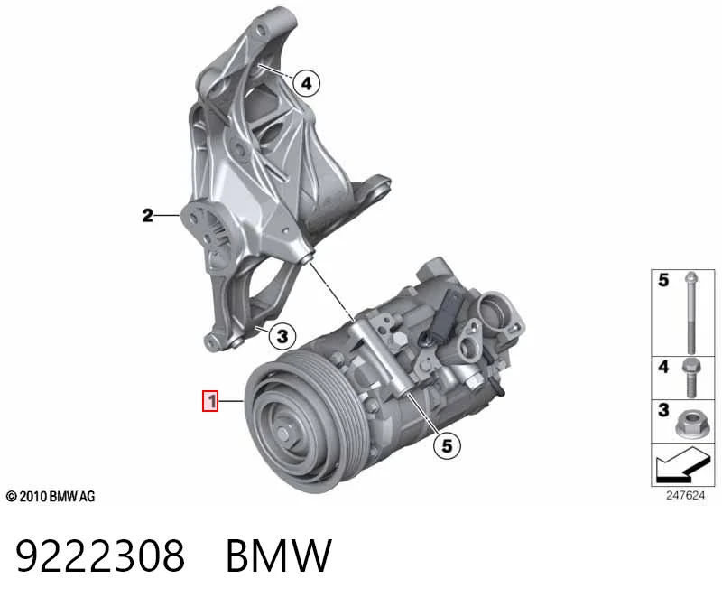 9222308 BMW Компрессор хладагента