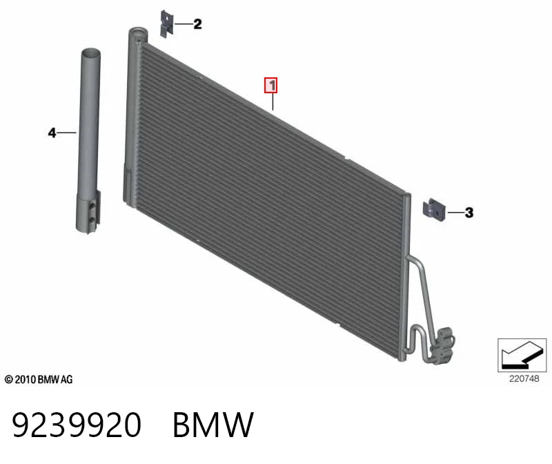 9239920 BMW Конденсатор