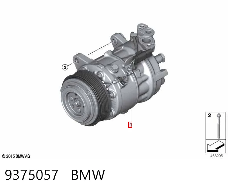 9375057 BMW Компрессор хладагента