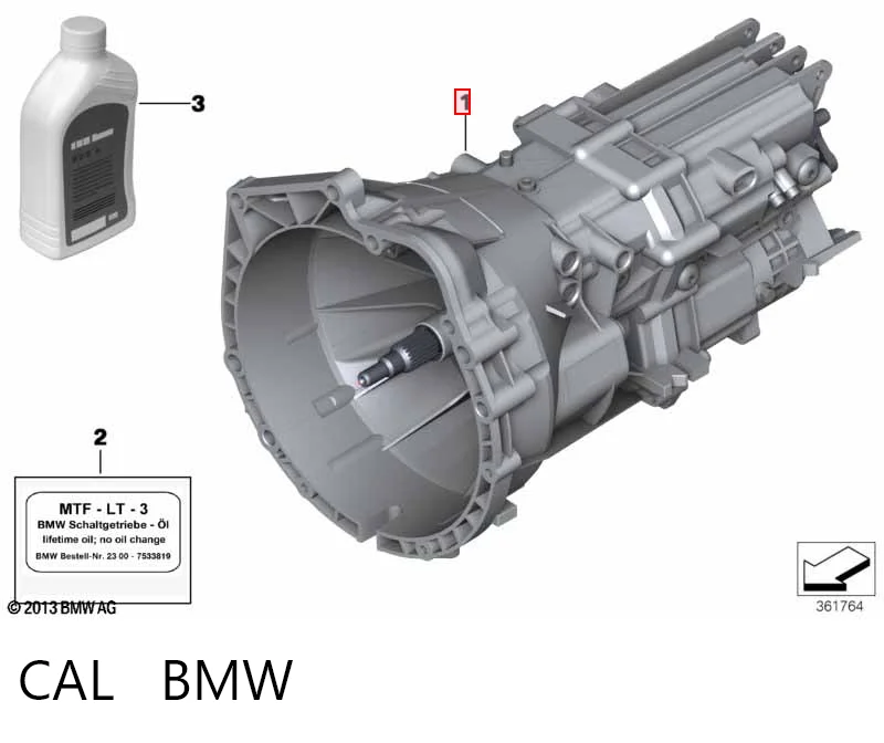 CAL BMW КПП в сборе