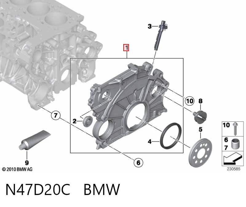 N47D20C BMW Мотор в сборе