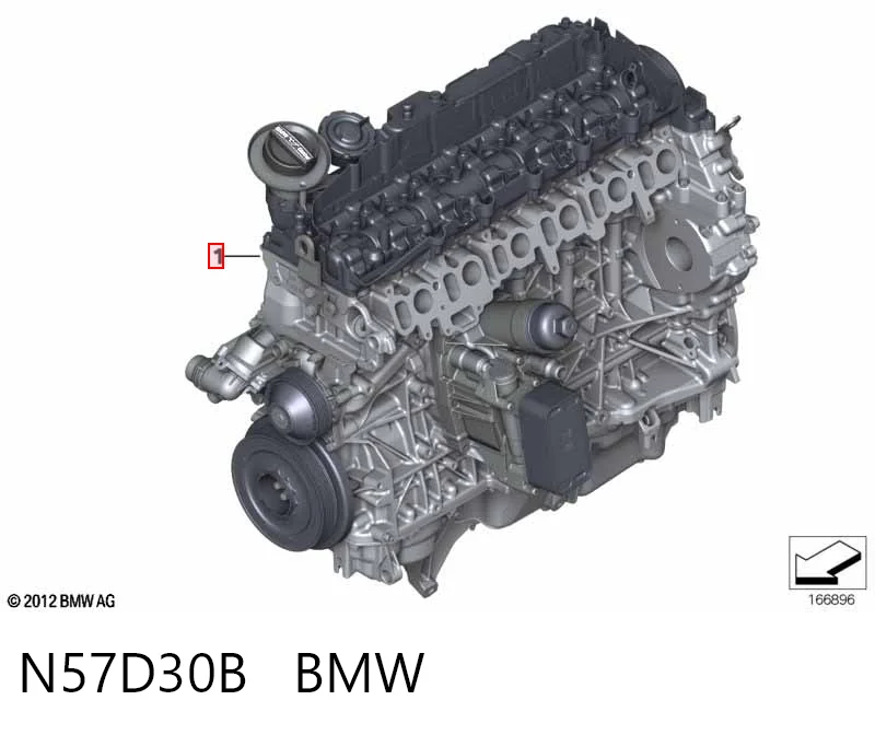 N57D30B BMW Мотор в сборе