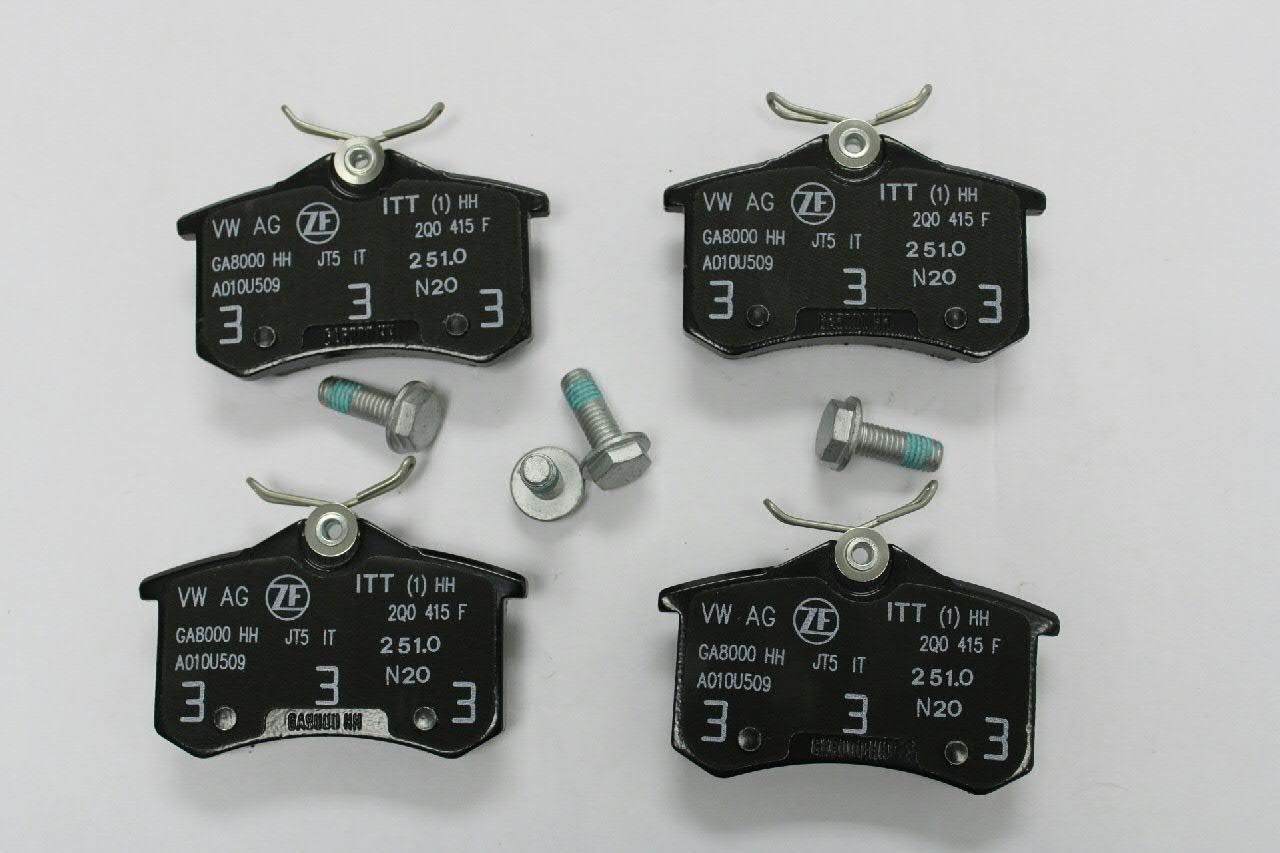 Колодки дисковые  VAG 2Q0698451B цена, от 14.57 USD