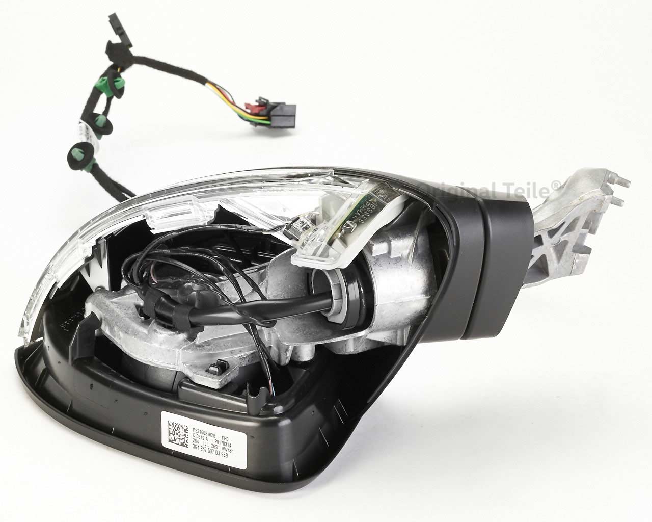 Левое боковое зеркало 3G1857507DJ9B9 VAG