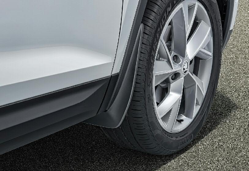 Брызговики передние, комплект Skoda Kodiaq I внедорожник (NS6, NS7, NV7) (2017 - 2024) цена, от 28.56 USD