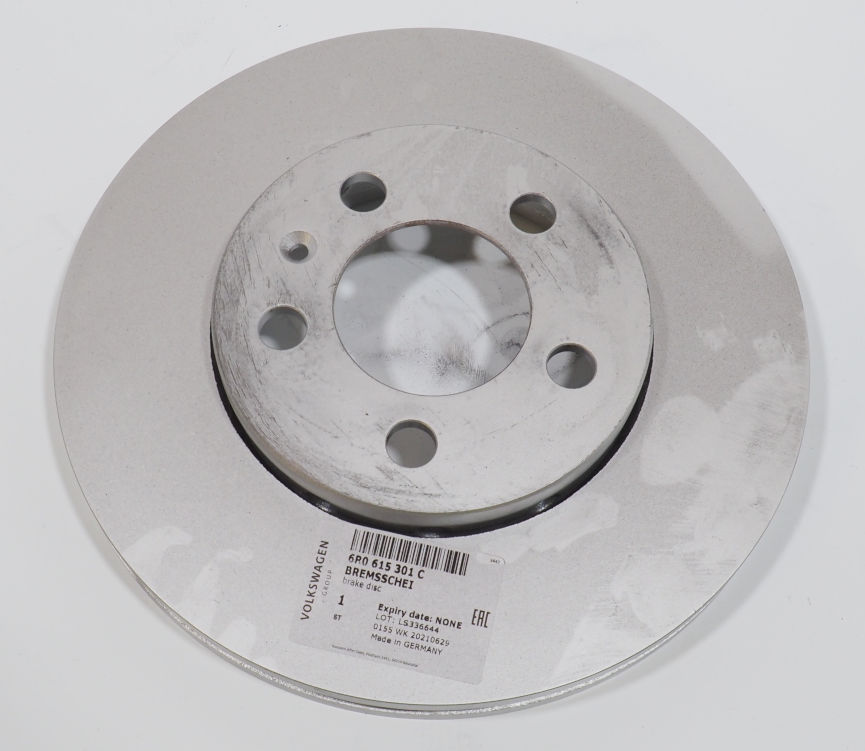 6R0615301C VAG Диск тормозной передний