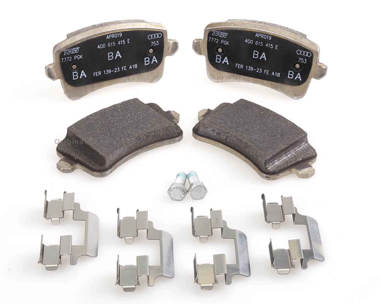 Колодки тормозные задние дисковые VAG 8K0698451G