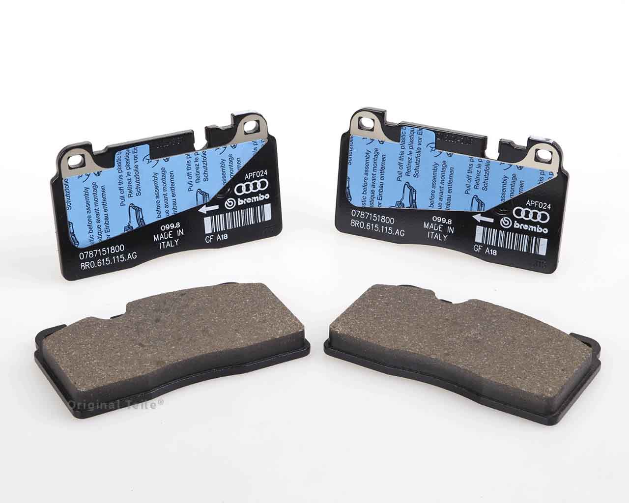 Колодки тормозные передние дисковые VAG 8R0698151T
